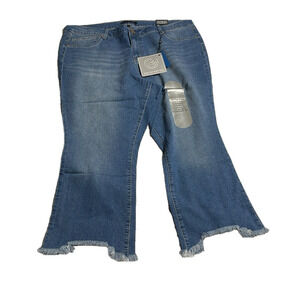 NWT A3 Denim high rise Demi boot jeans 20w